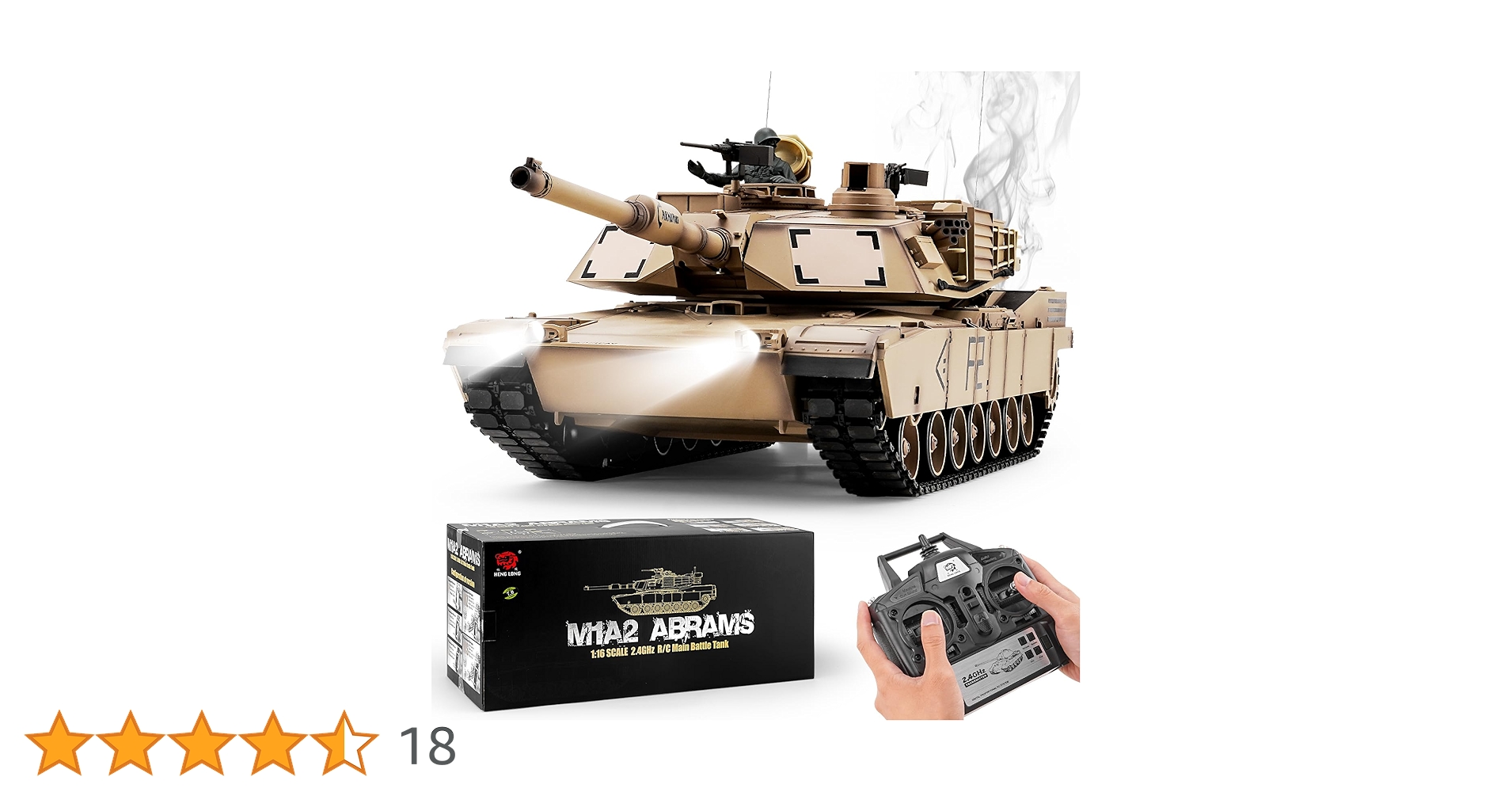 Amazon.co.jp: BESTYMXY RC戦車 US M1A2 エイブラムス陸軍戦車